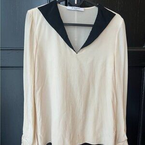 Givenchy Cream and Black Women's Top